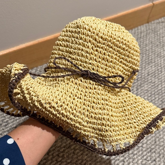 Eddie Bauer paper straw hat - Picture 1 of 4